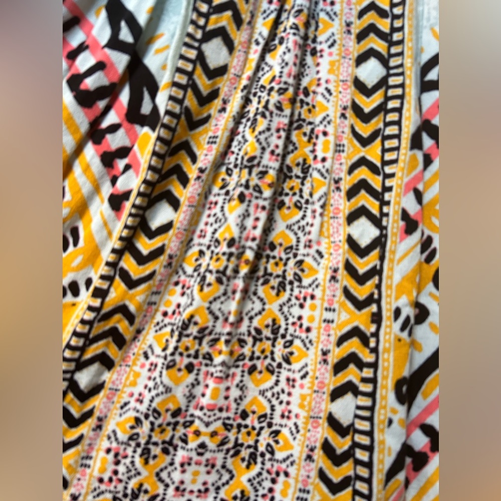 NWOT Free People Tegan Border Printed Mini Dress 4 - Picture 12 of 13